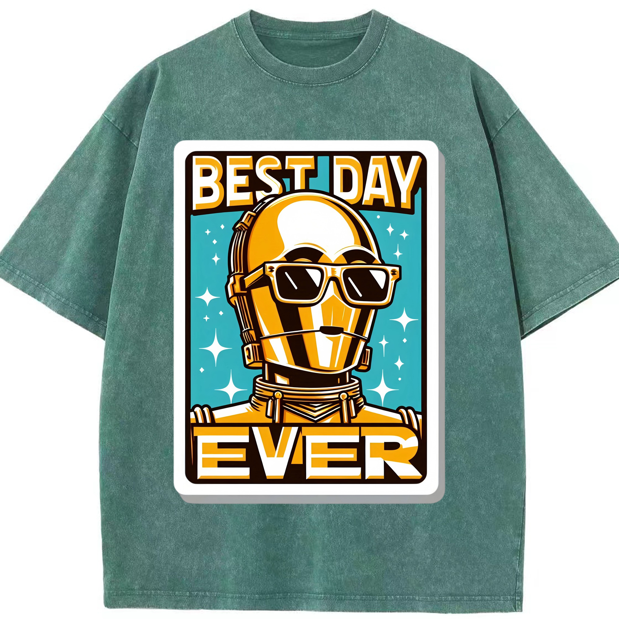 （画像用） スター・ウォーズ Star Wars 綿100% ヴィンテージ風 半袖Tシャツ（フロントプリント）